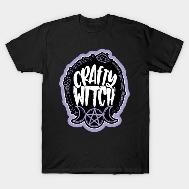 Crafty Witch T-Shirt by Blot & Ink